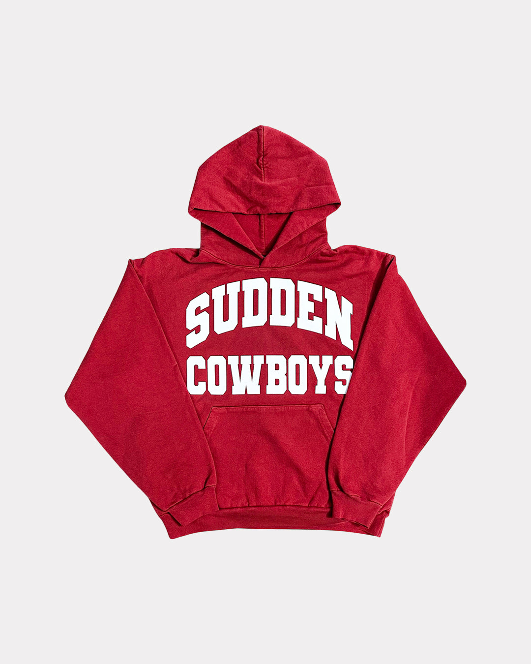 SUDDEN COWBOYS Hoodie - Brick Red