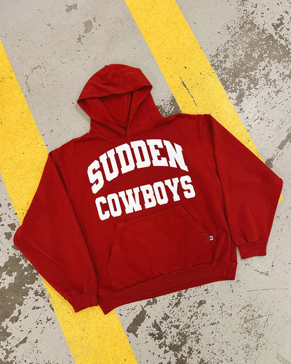 SUDDEN COWBOYS Hoodie - Brick Red